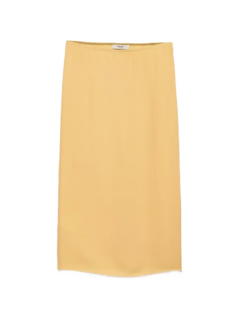 Prada triple-chiffon midi skirt
