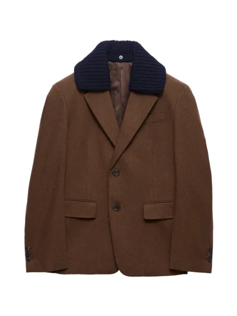 Prada single-breasted wool jacket