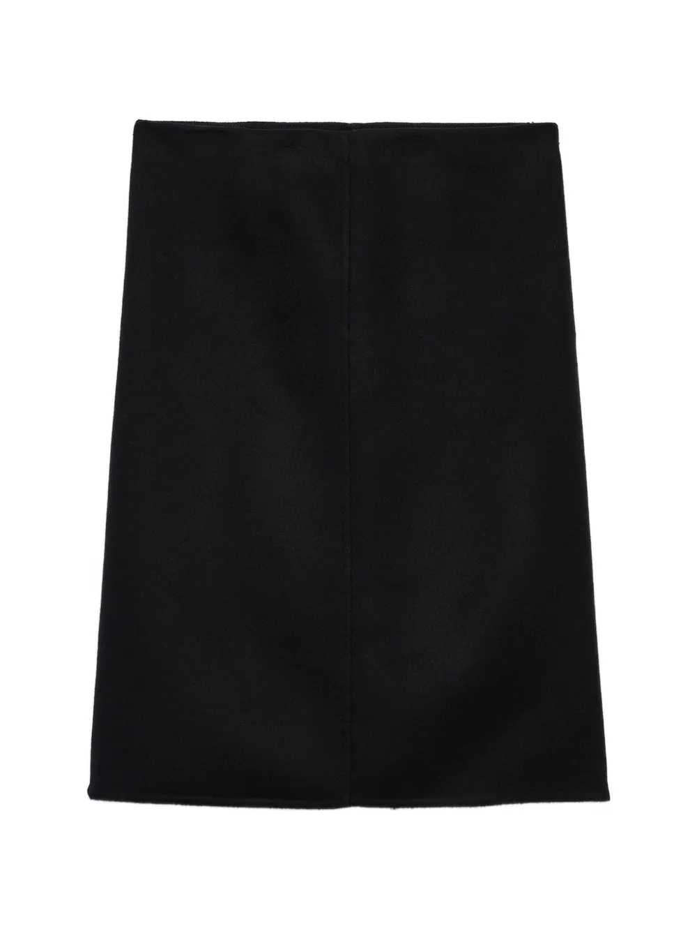 Prada double-cloth midi skirt Zwart