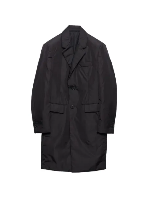 Prada single-breasted Re-Nylon coat