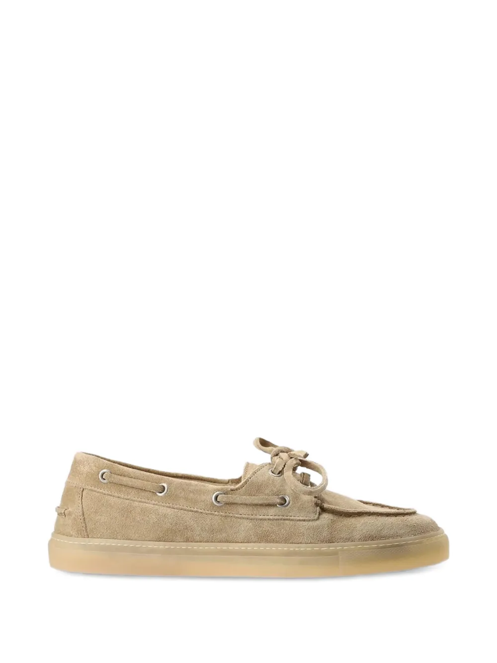 Copenhagen Studios lace-up calf suede loafers - Toni neutri