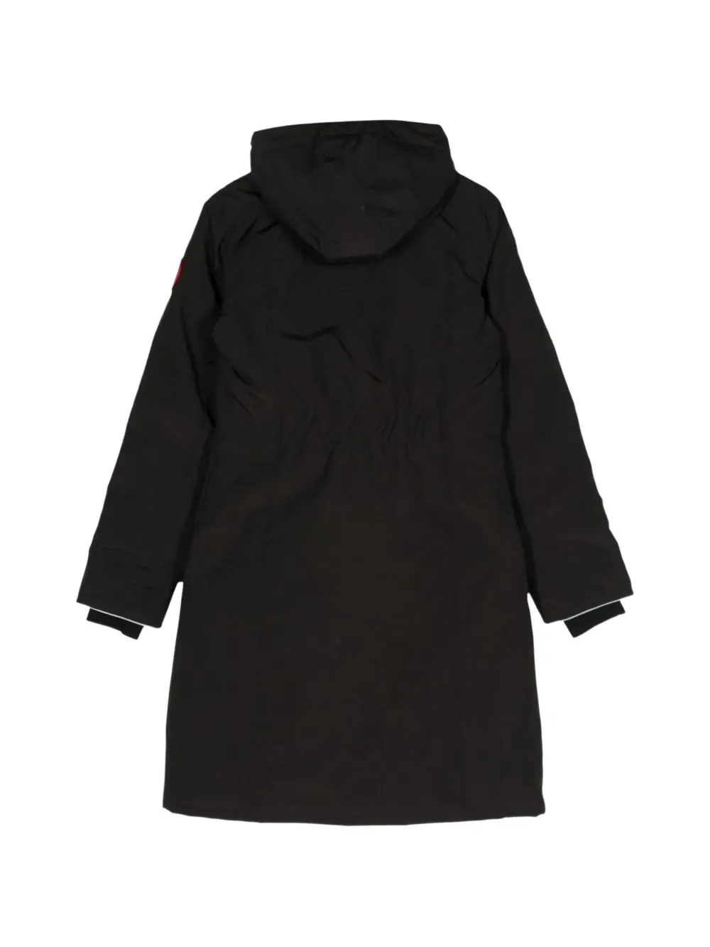 Canada Goose Kids Brittania hooded rain coat Zwart