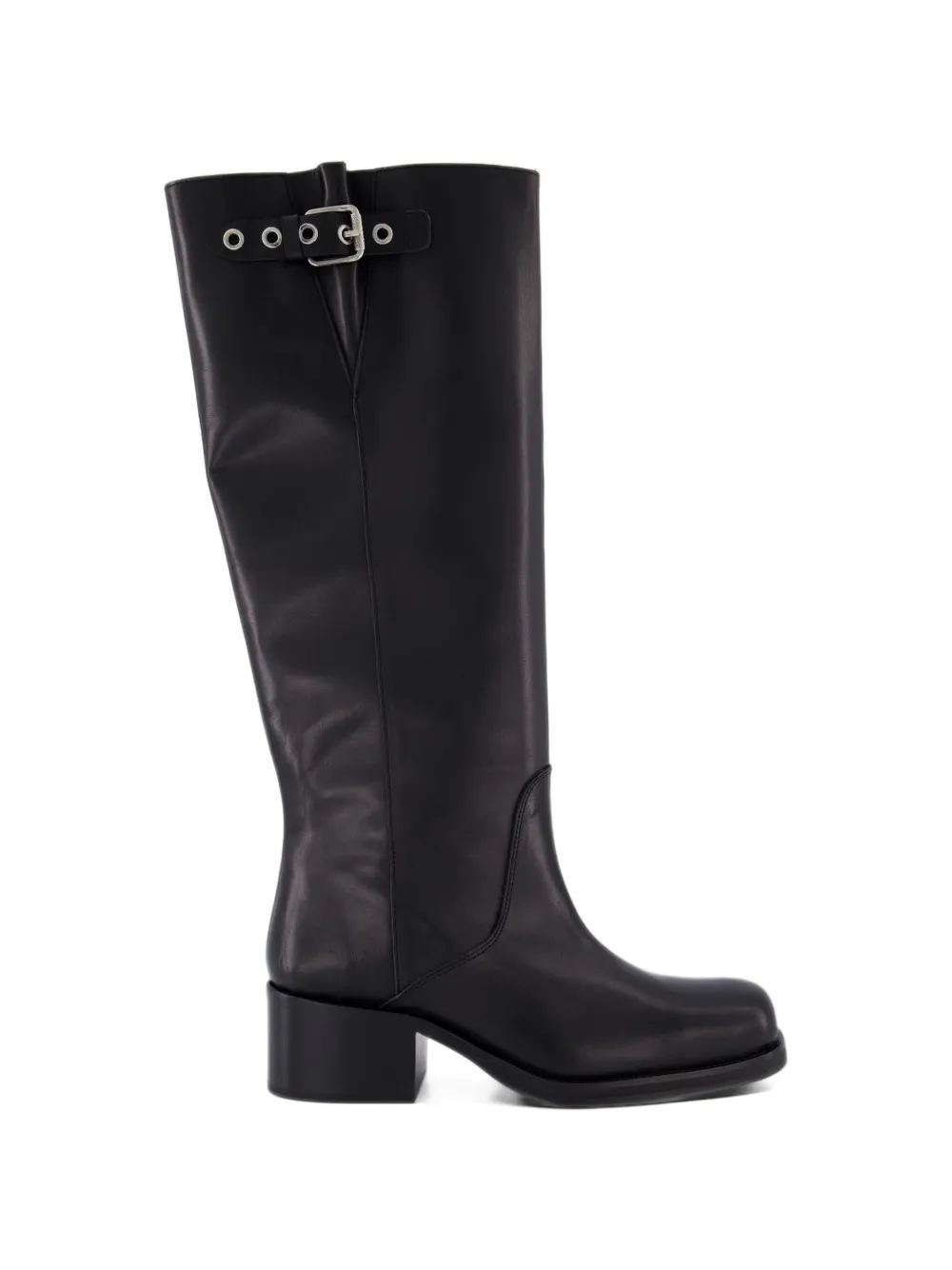 Toral Shoes Ronnie buckle-detail biker boots in Black
