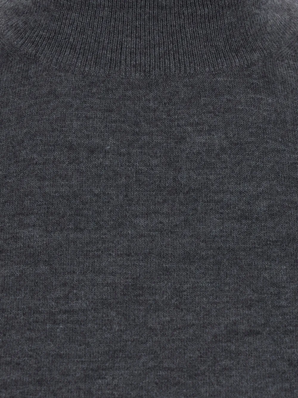 Max Mara roll-neck cashmere sweater Grijs