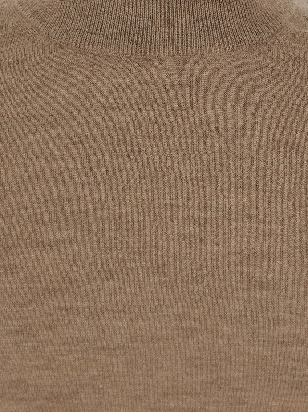Max Mara roll-neck cashmere sweater Bruin
