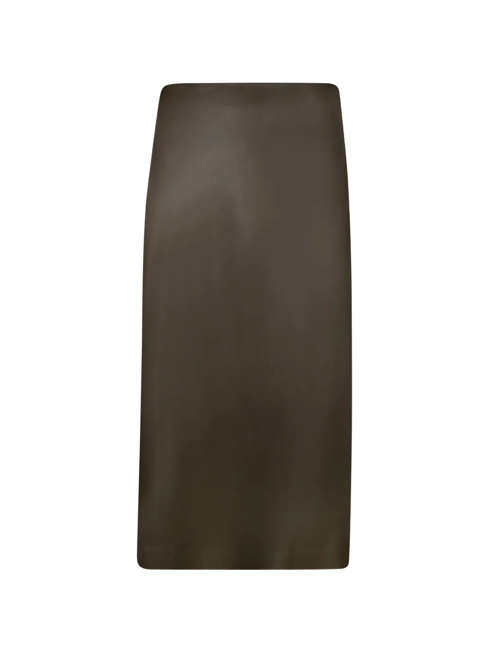 Blanca Vita rear-slit midi skirt - Verde