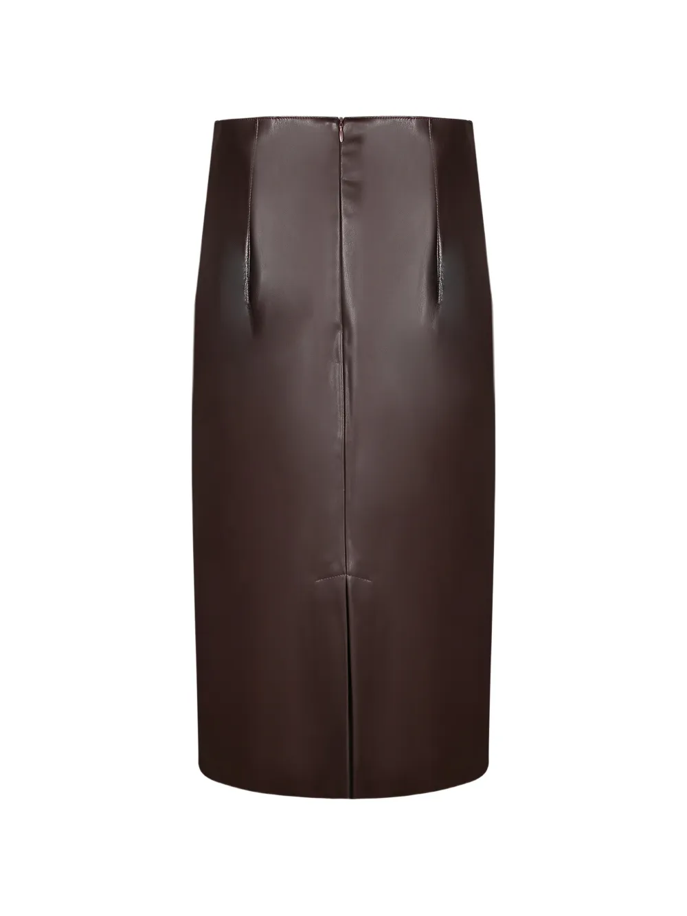 Blanca Vita High waist midi-rok met split Bruin