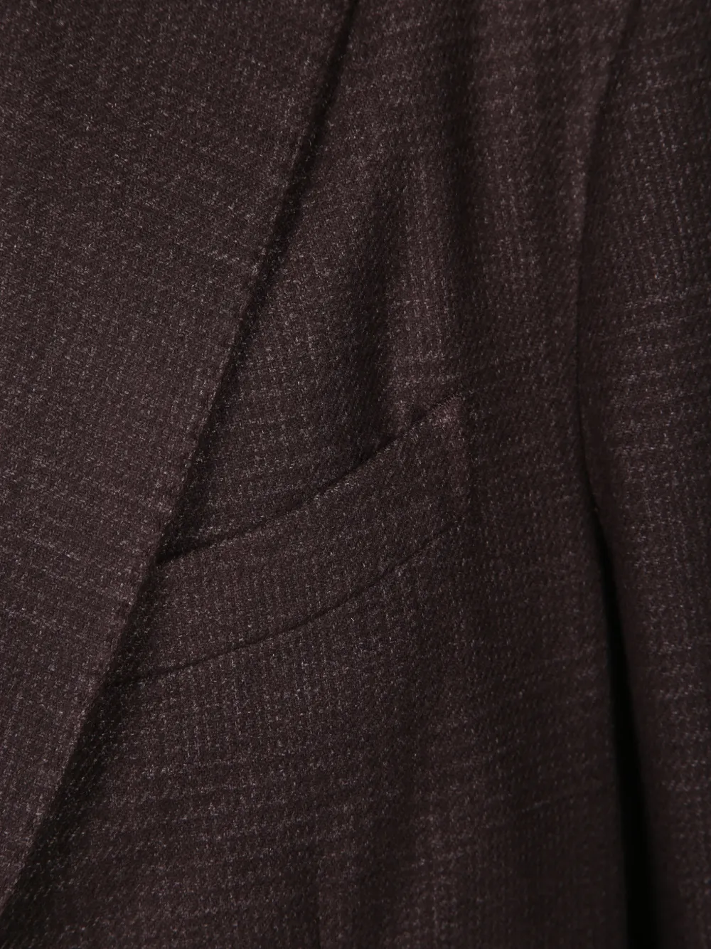 Boglioli Geruite blazer met gekerfde revers Bruin