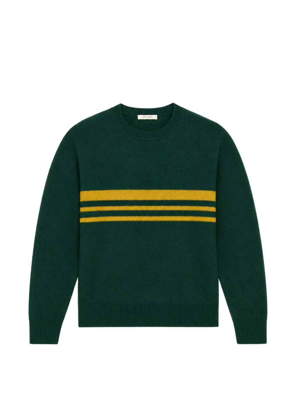 Craig Green felt stripe sweater Groen