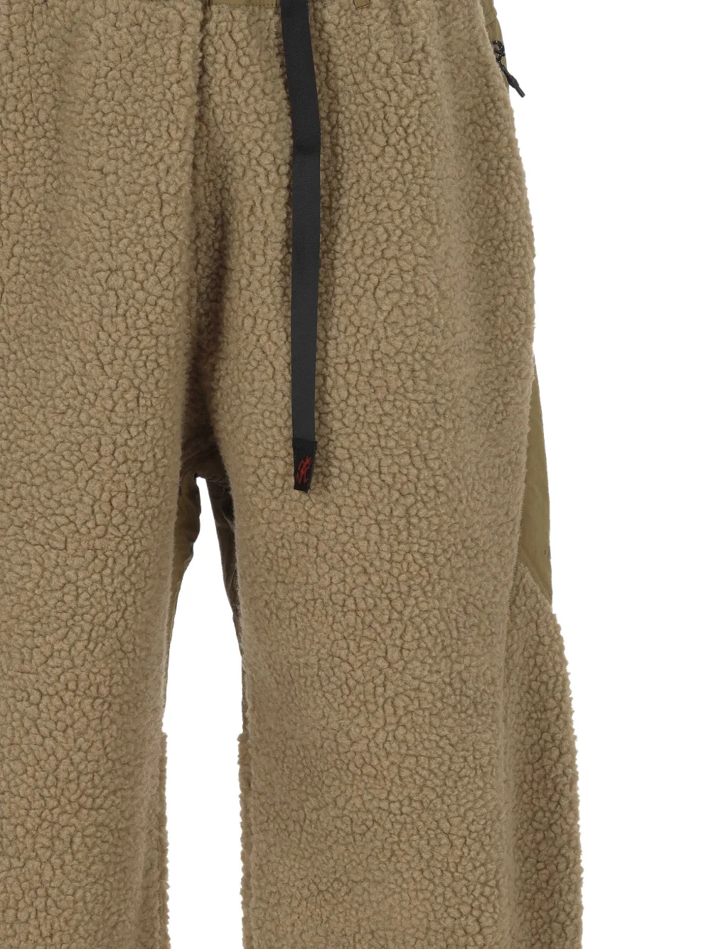 Gramicci fleece panelled trousers Beige