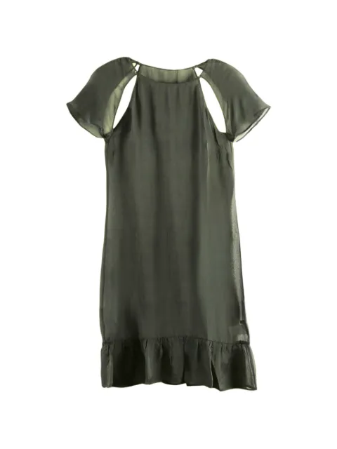 Paloma Wool silk ruffled-hem midi dress
