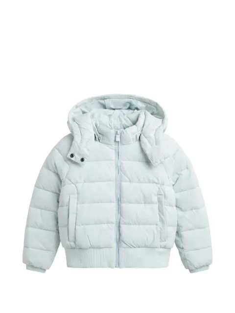 Ea7 Emporio Armani quilted hooded jacket