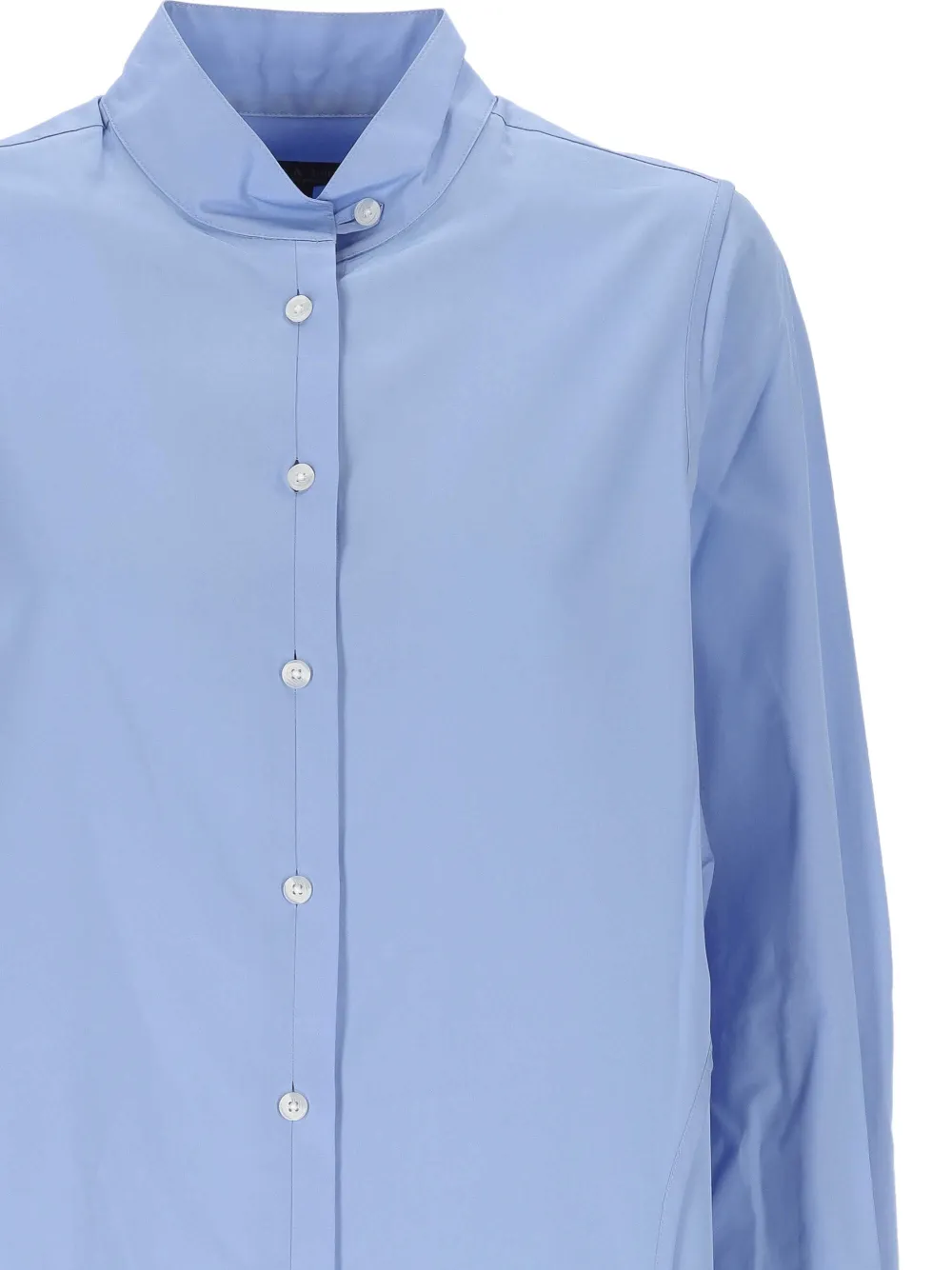rag & bone back-pleat button-down shirt Blauw