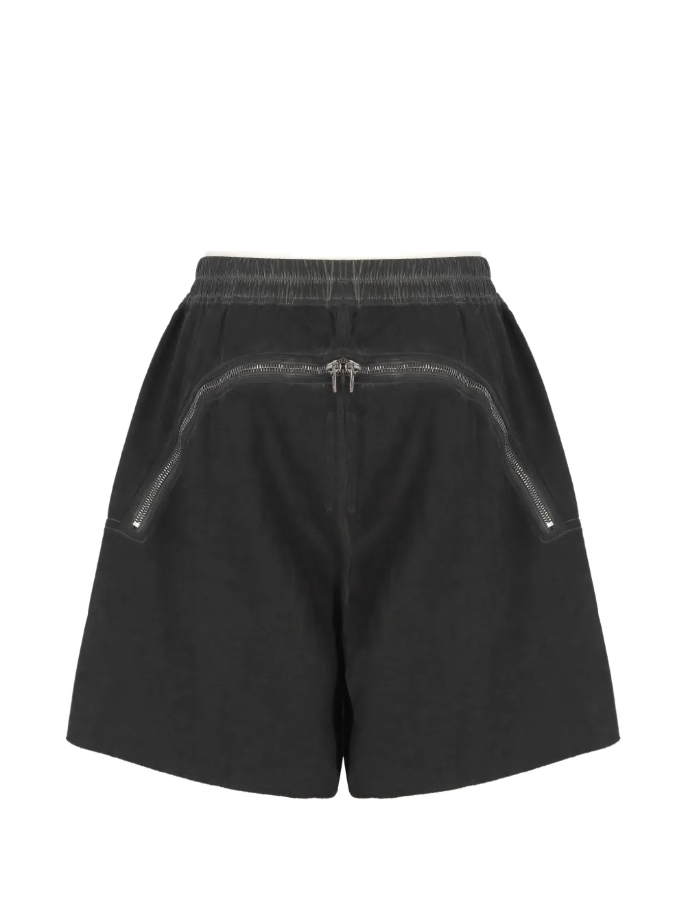 Rick Owens DRKSHDW drawstring-waist rear-zip shorts Zwart