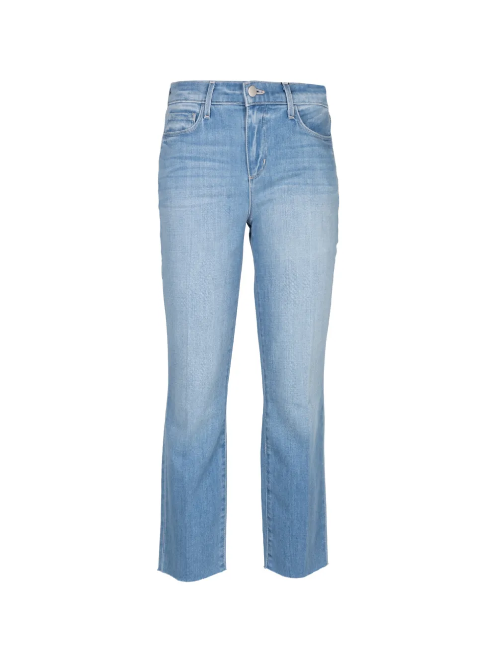 L'Agence Gerafelde jeans Blauw