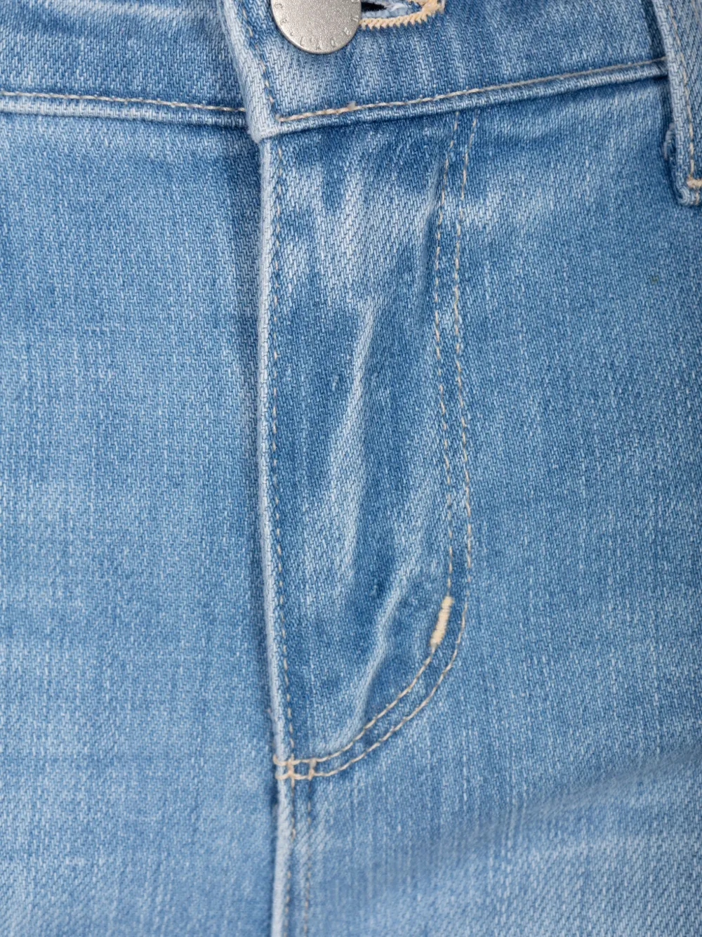 L'Agence Gerafelde jeans Blauw