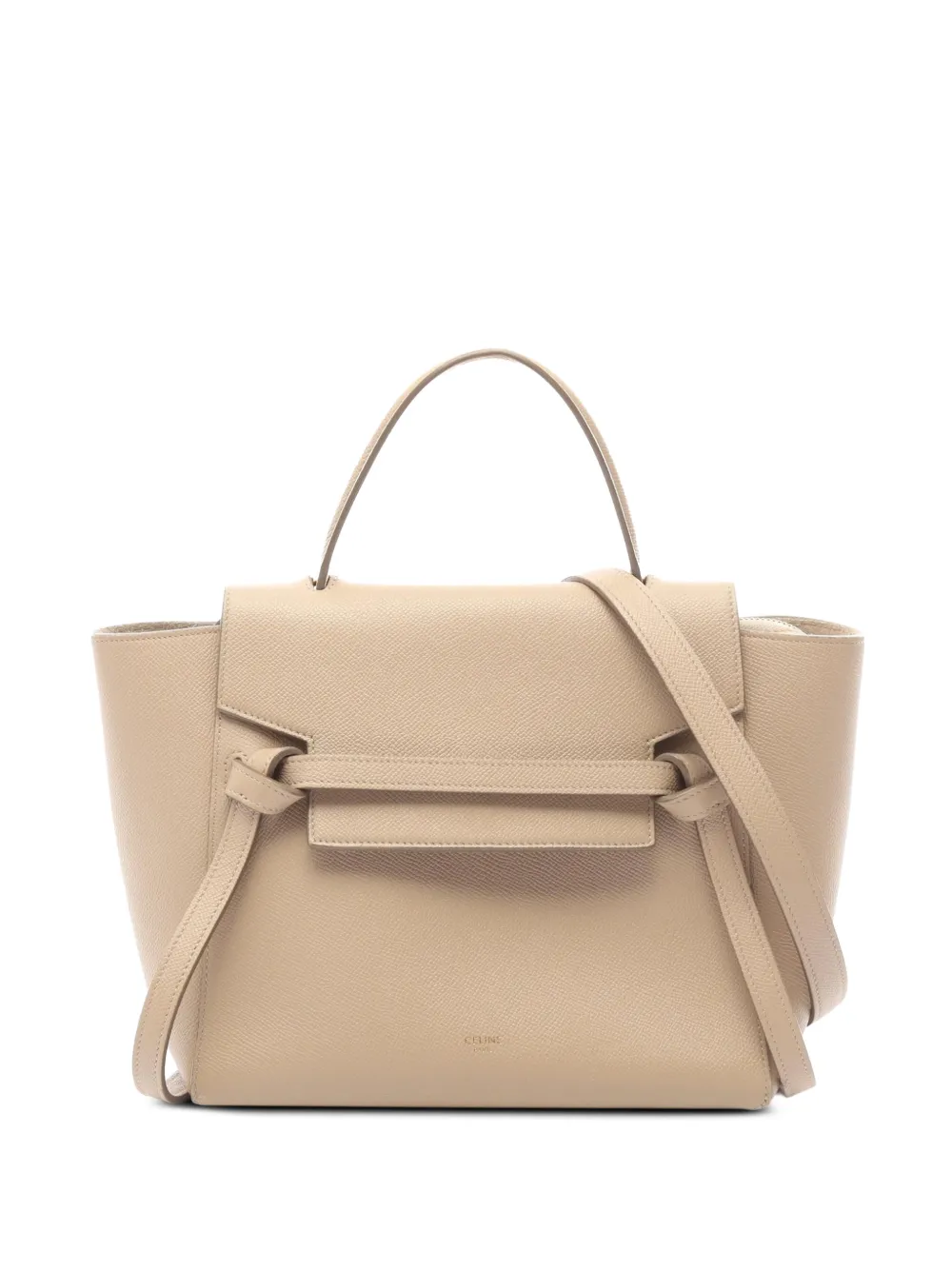 Celine Pre-Owned 2000-2026 Micro Grained Calfskin Belt Bag satchel - Nude