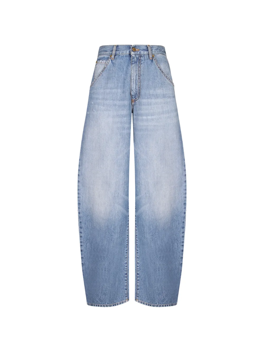 DARKPARK faded barrel-leg jeans Blauw