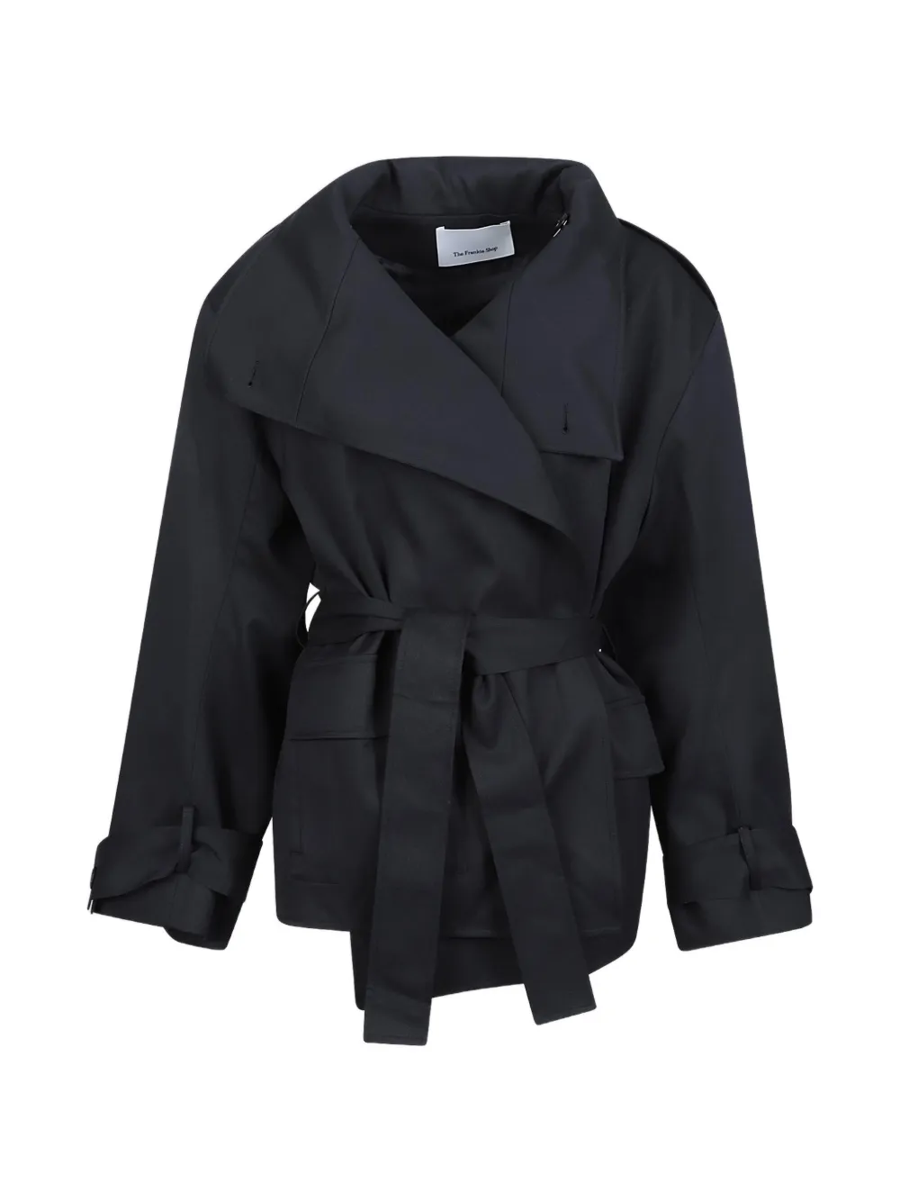The Frankie Shop Tavea jack met ceintuur Zwart
