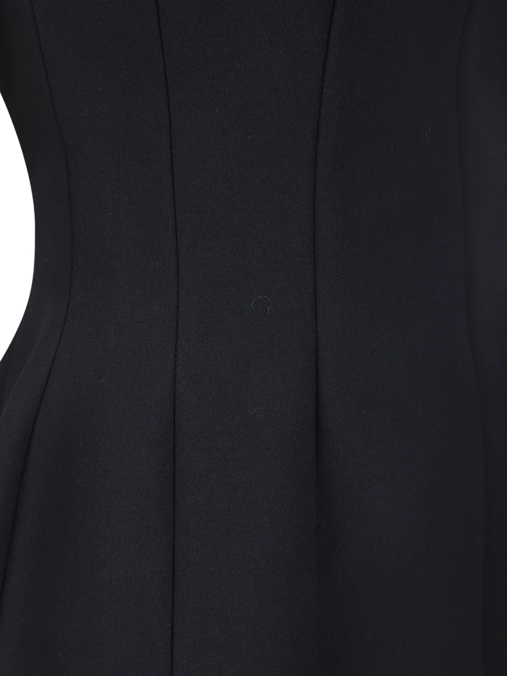 The Frankie Shop Bryn cinched mini dress Zwart