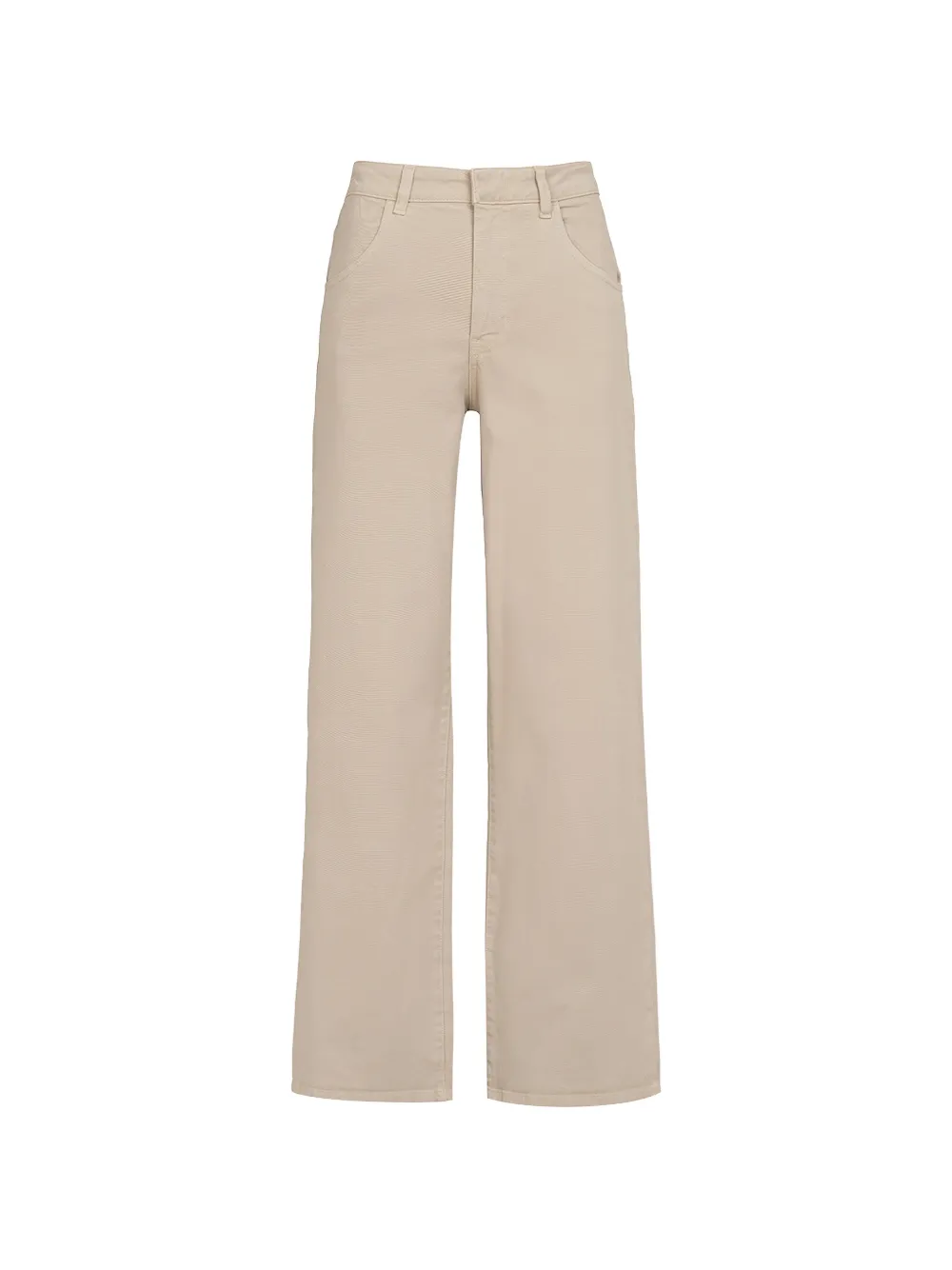 Lorena Antoniazzi straight-leg logo-patch jeans Beige
