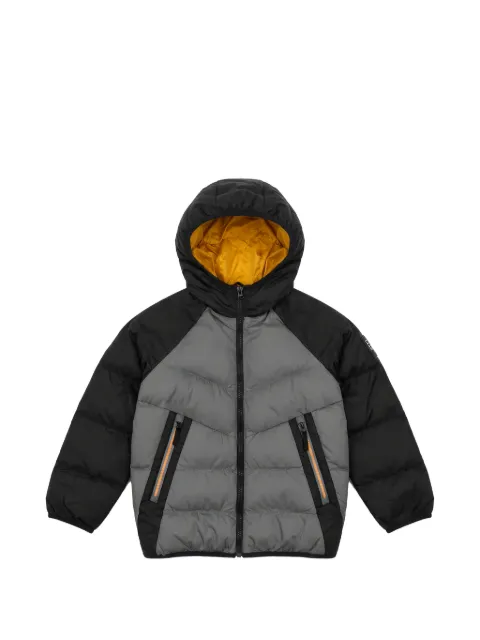 Ea7 Emporio Armani quilted hooded jacket