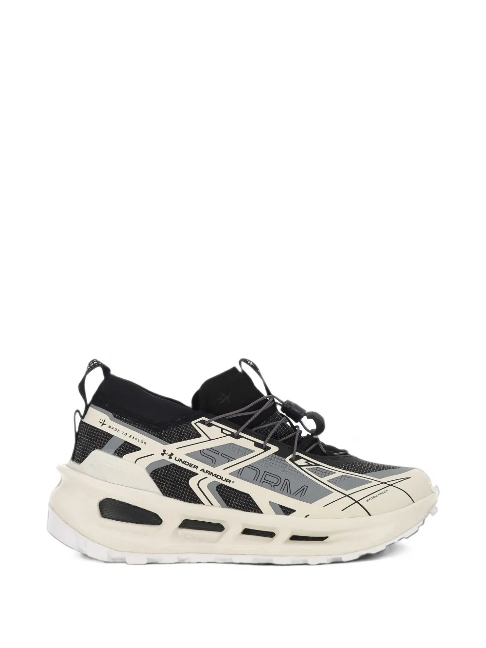 Under Armour UA Explor panelled sneakers Beige