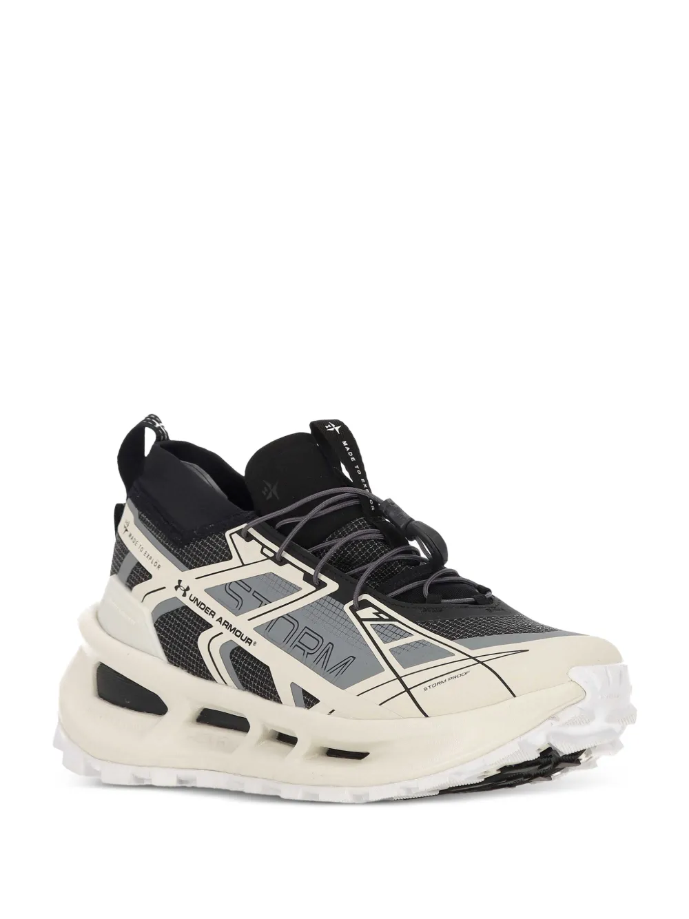 Under Armour UA Explor panelled sneakers Beige