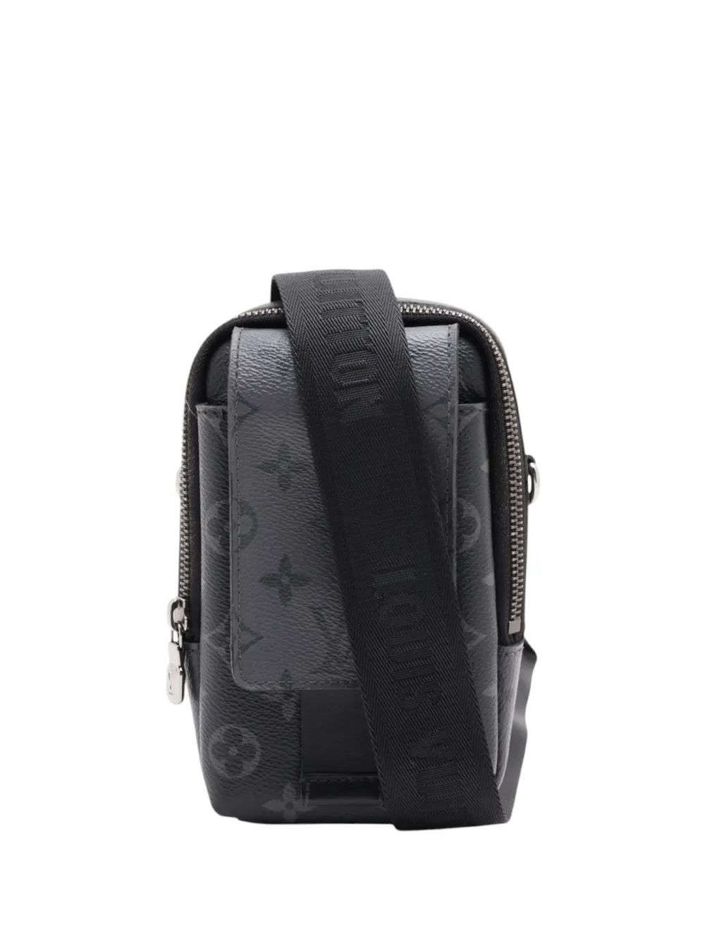 Louis Vuitton Pre-Owned 2021-2026 Monogram Eclipse Double Phone Pouch crossbody bag - Schwarz