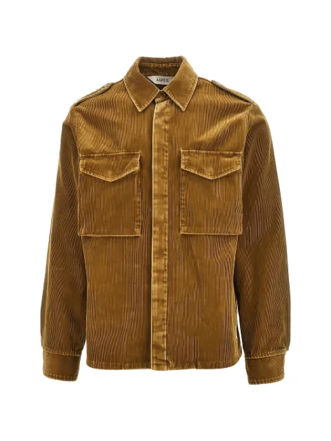 ASPESI corduroy pocket-detail shirt