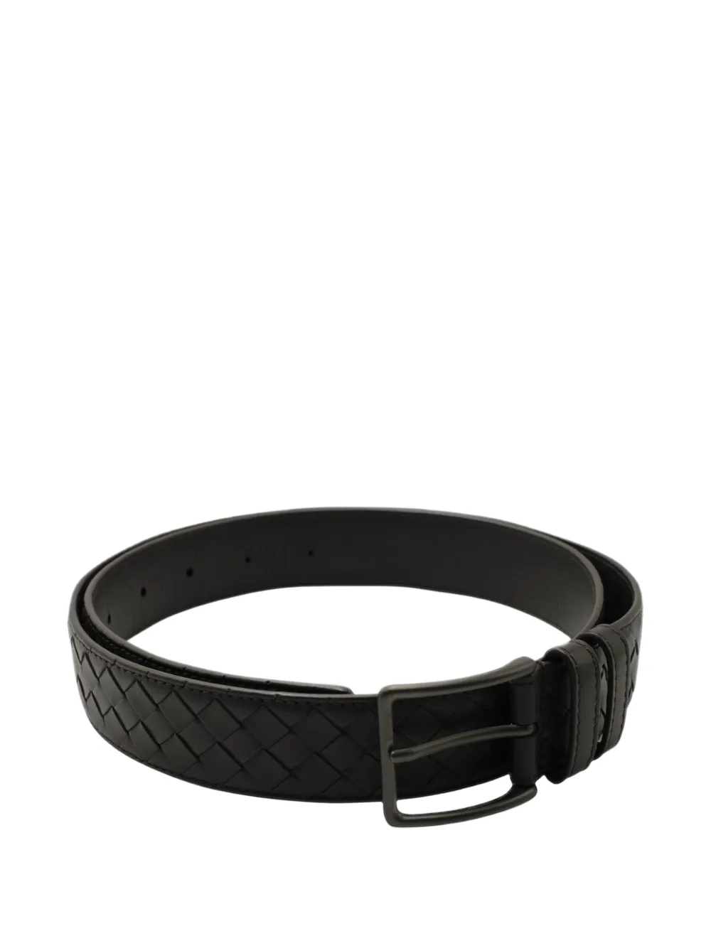 Bottega Veneta Pre-Owned Intrecciato buckle belt - Braun