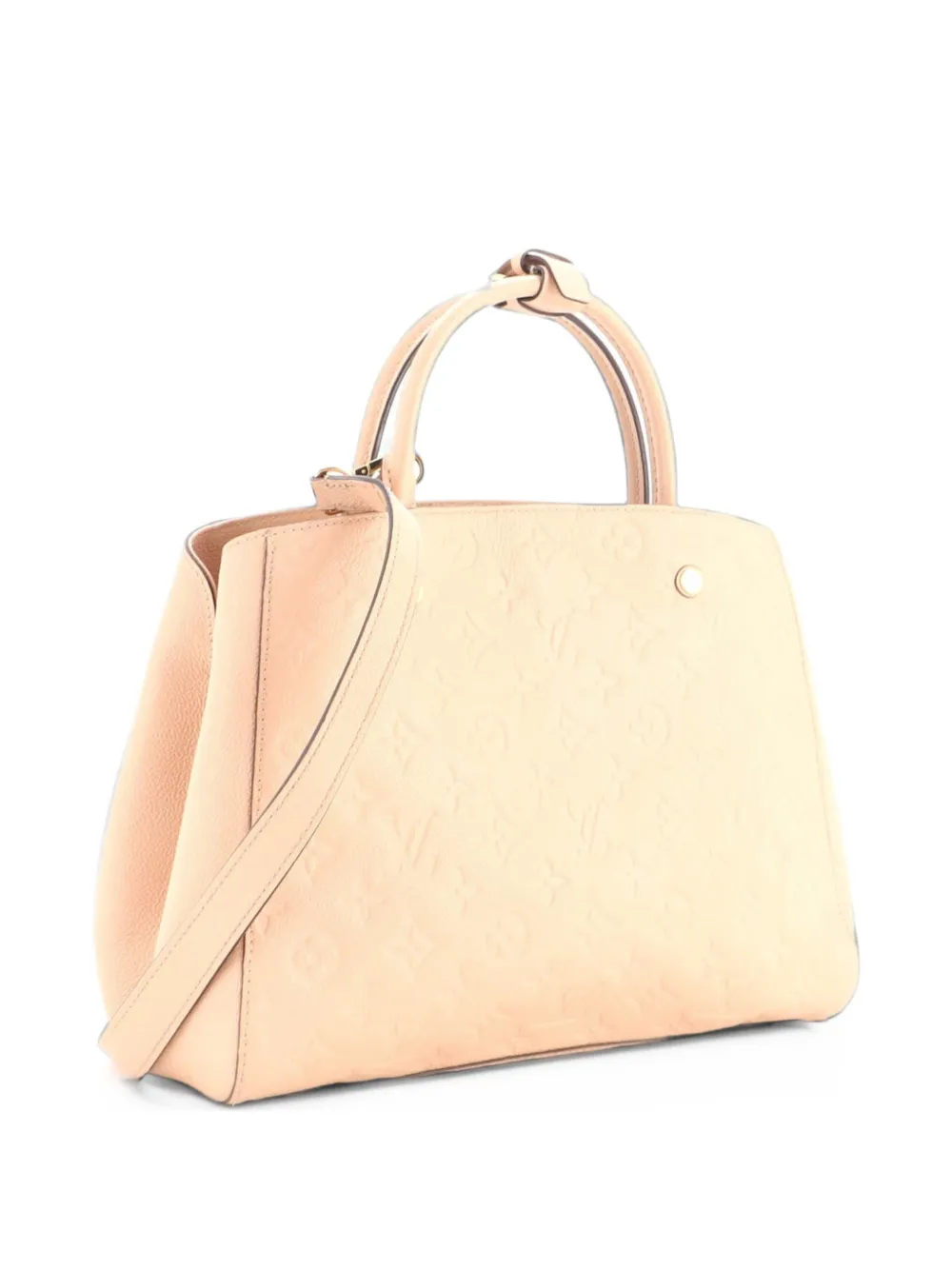 Louis Vuitton Pre-Owned Montaigne Handbag Monogram Empreinte Leather MM satchel - Neutrals