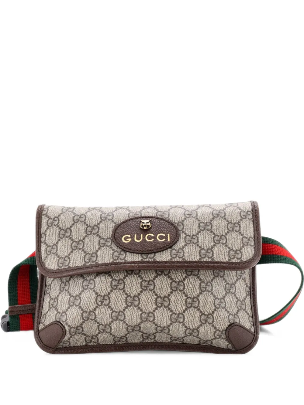 Gucci Pre-Owned Neo Vintage Flap GG Coated Canvas belt bag - Marrone