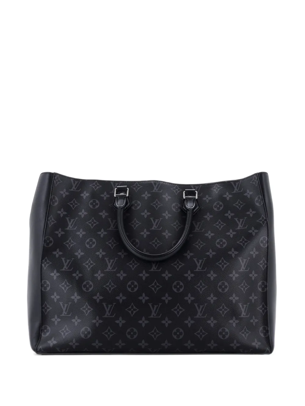 Louis Vuitton Pre-Owned Grand Sac Bag Monogram Eclipse Canvas tote bag - Nero