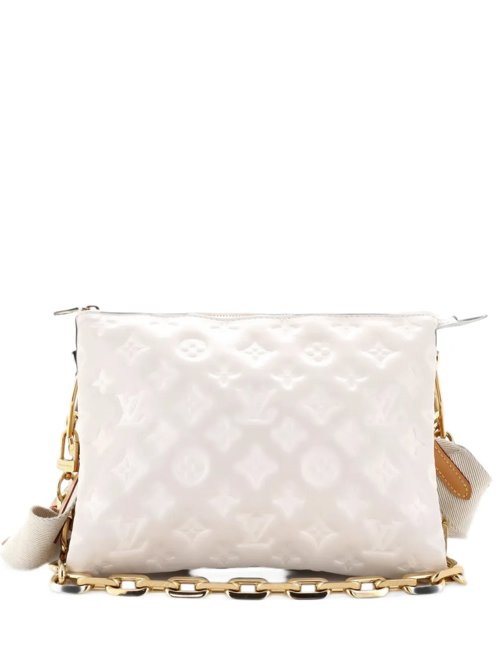 Louis Vuitton Pre-Owned Coussin Bag Monogram Embossed Lambskin PM crossbody bag - Neutrals