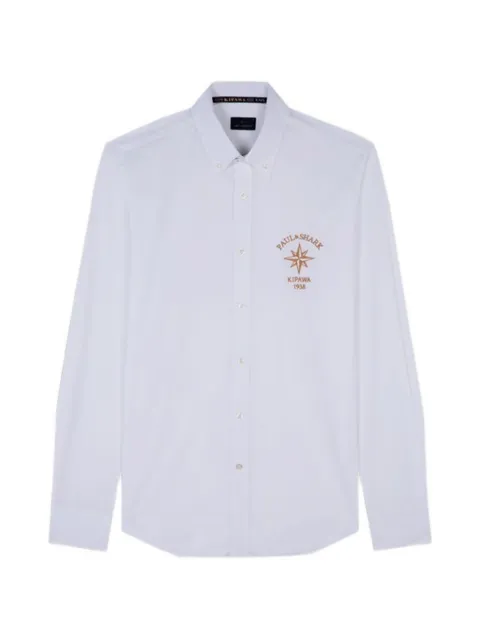 Paul & Shark Kipawa embroidered button-down shirt