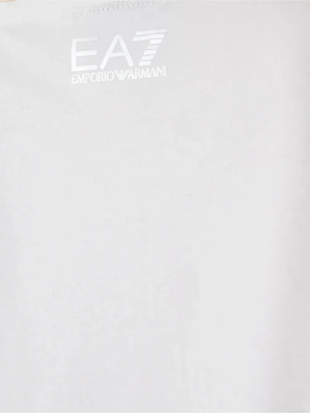 Ea7 Emporio Armani rhinestone-embellished logo T-shirt Wit