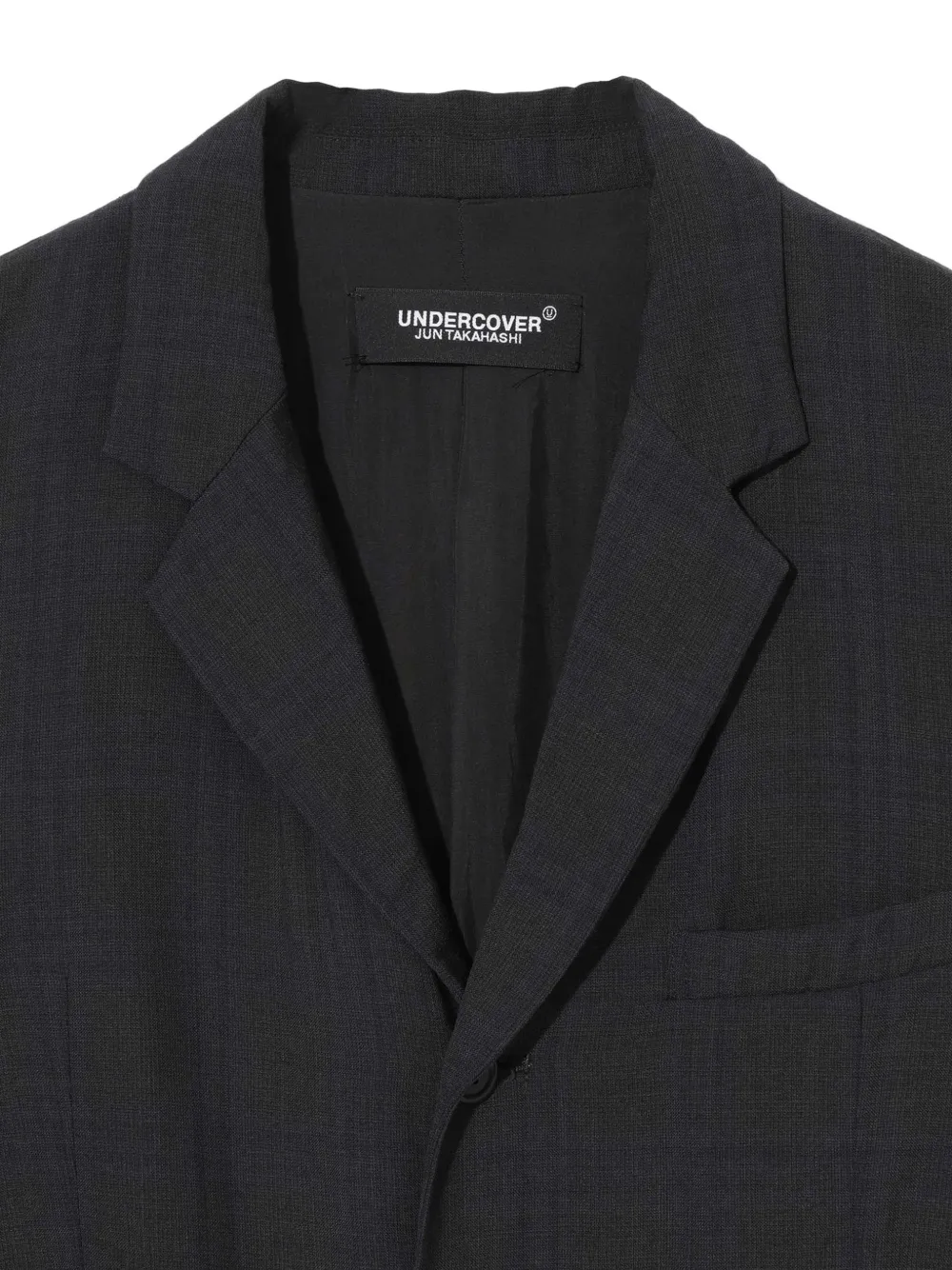 Undercover panelled-design cardigan Zwart