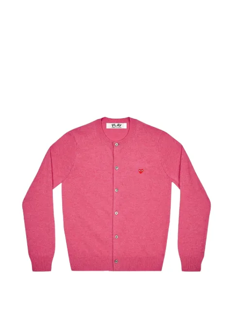 Comme Des Garçons heart-patch cardigan