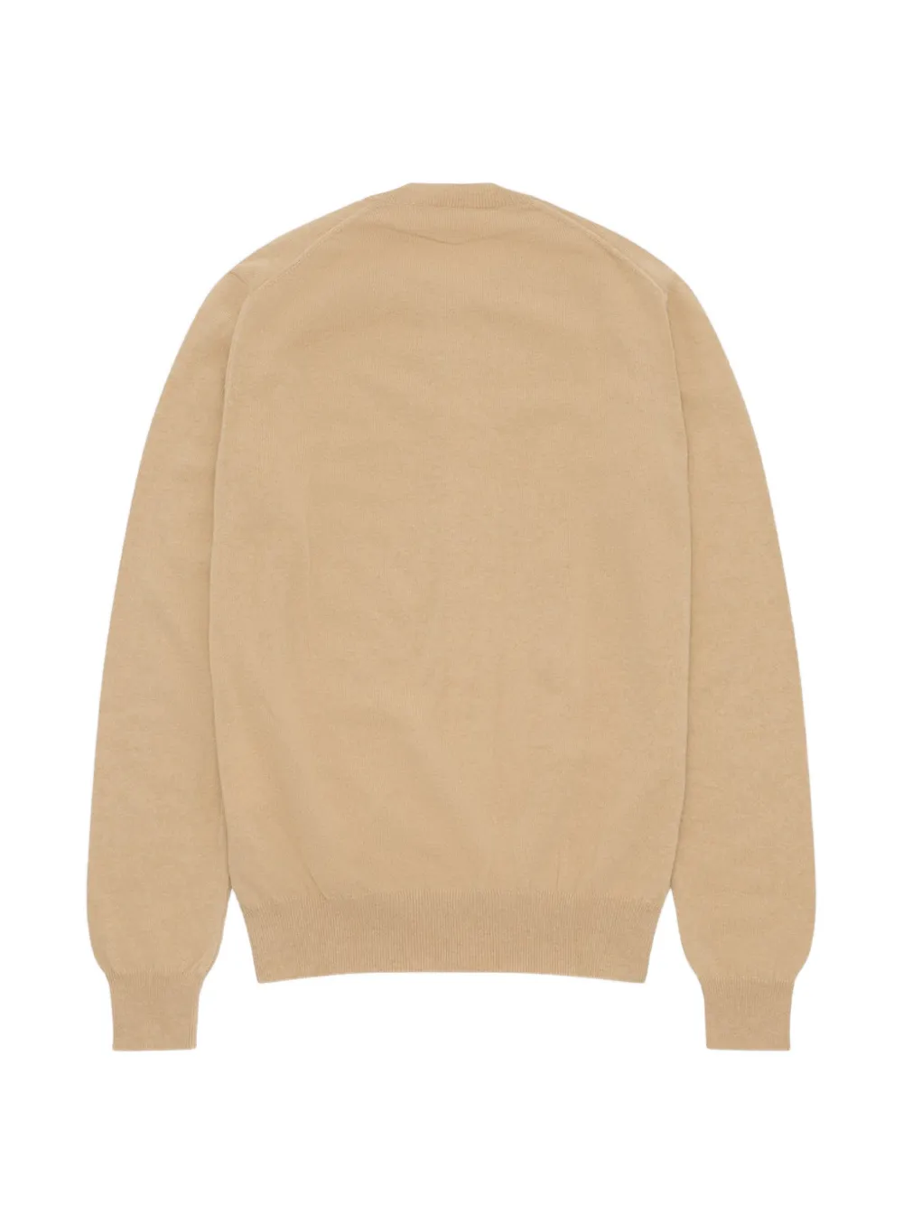 Comme Des Garçons Play heart-patch round-neck cardigan Bruin