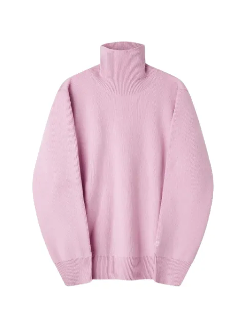 LC23 logo-embroidered roll-neck sweater