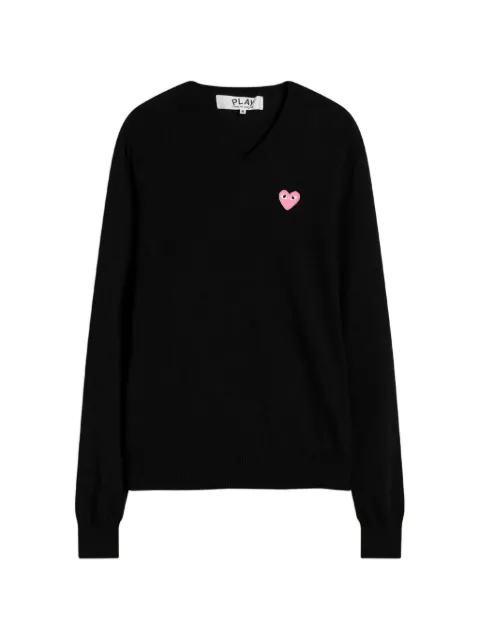Comme Des Garçons Play heart-patch sweater