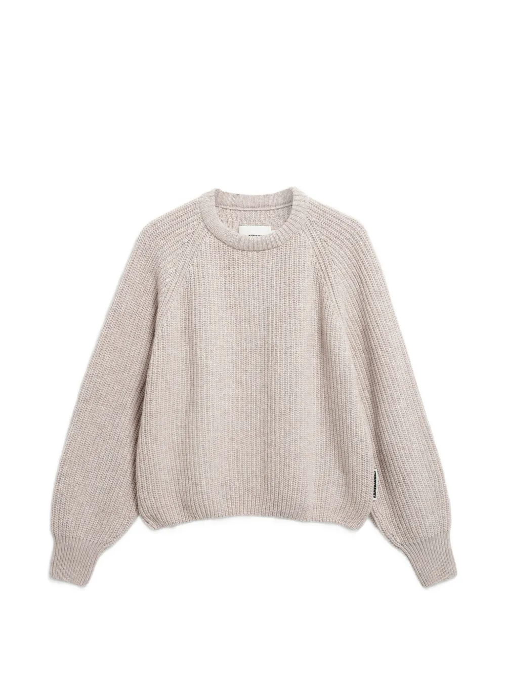 Armedangels Rib-knit Raglan-sleeve Sweater In Neutral