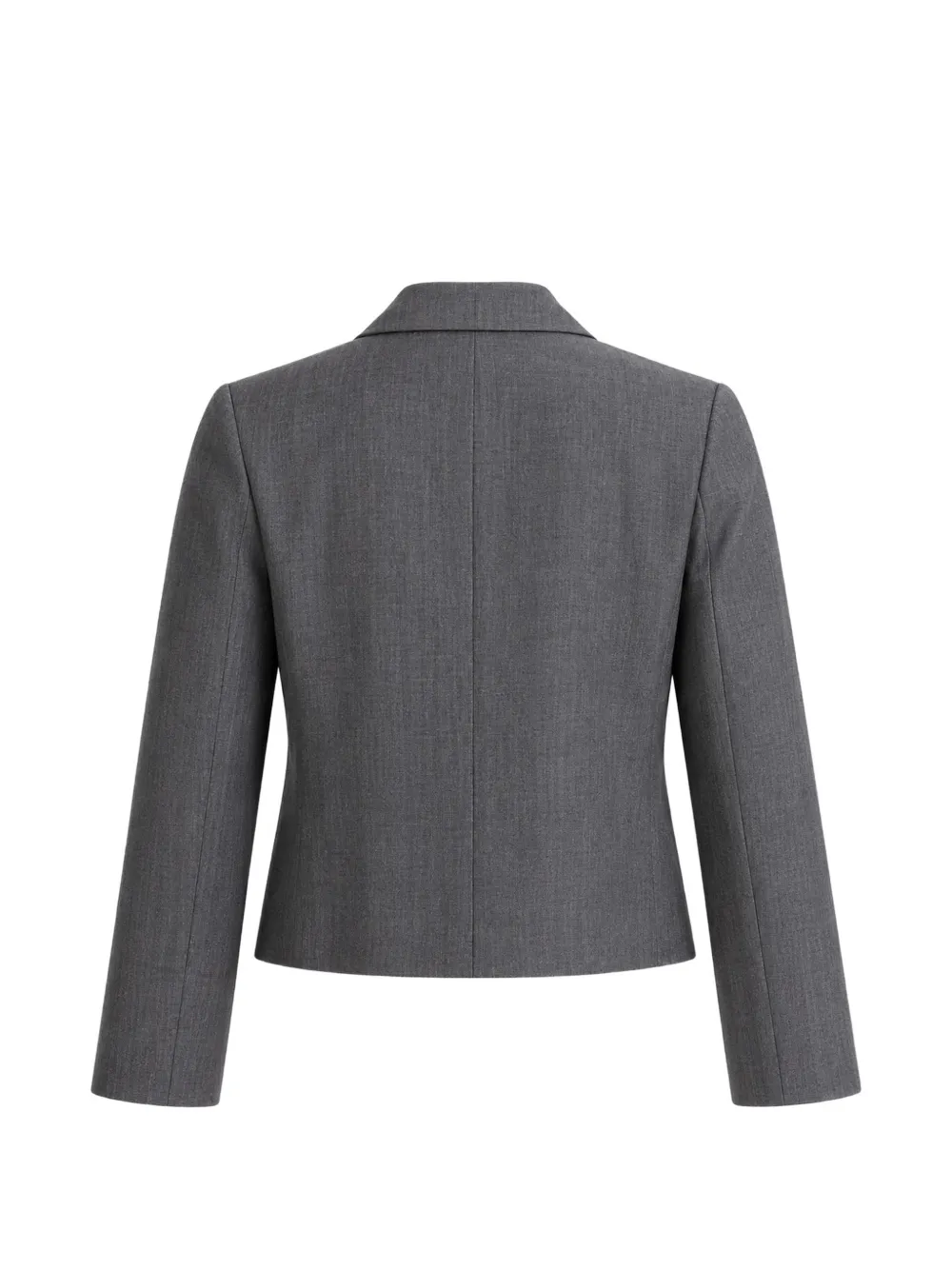 Marella single-breasted cropped blazer Grijs