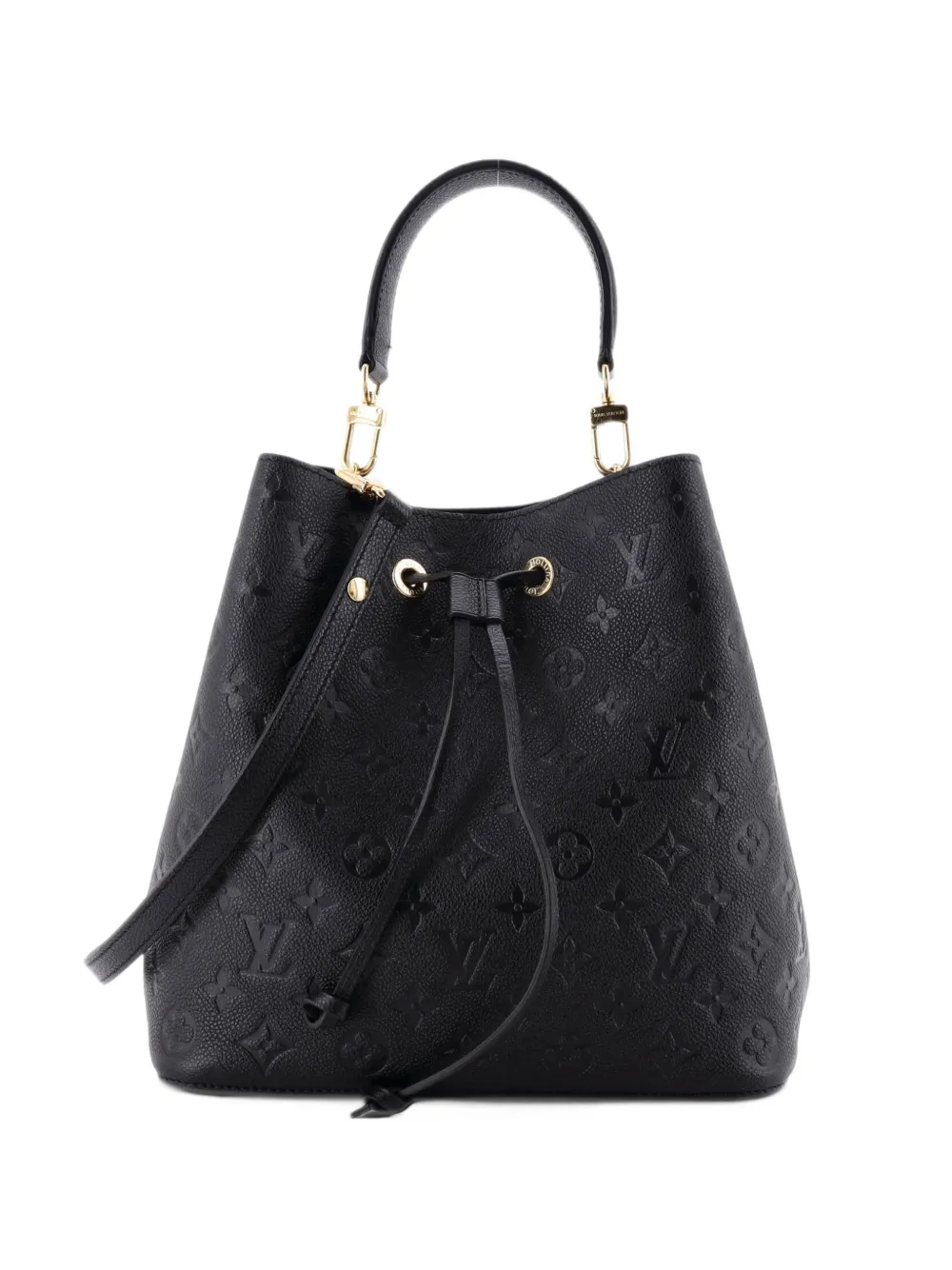 Louis Vuitton Pre-Owned NeoNoe Handbag Monogram Empreinte Leather MM bucket bag - Nero