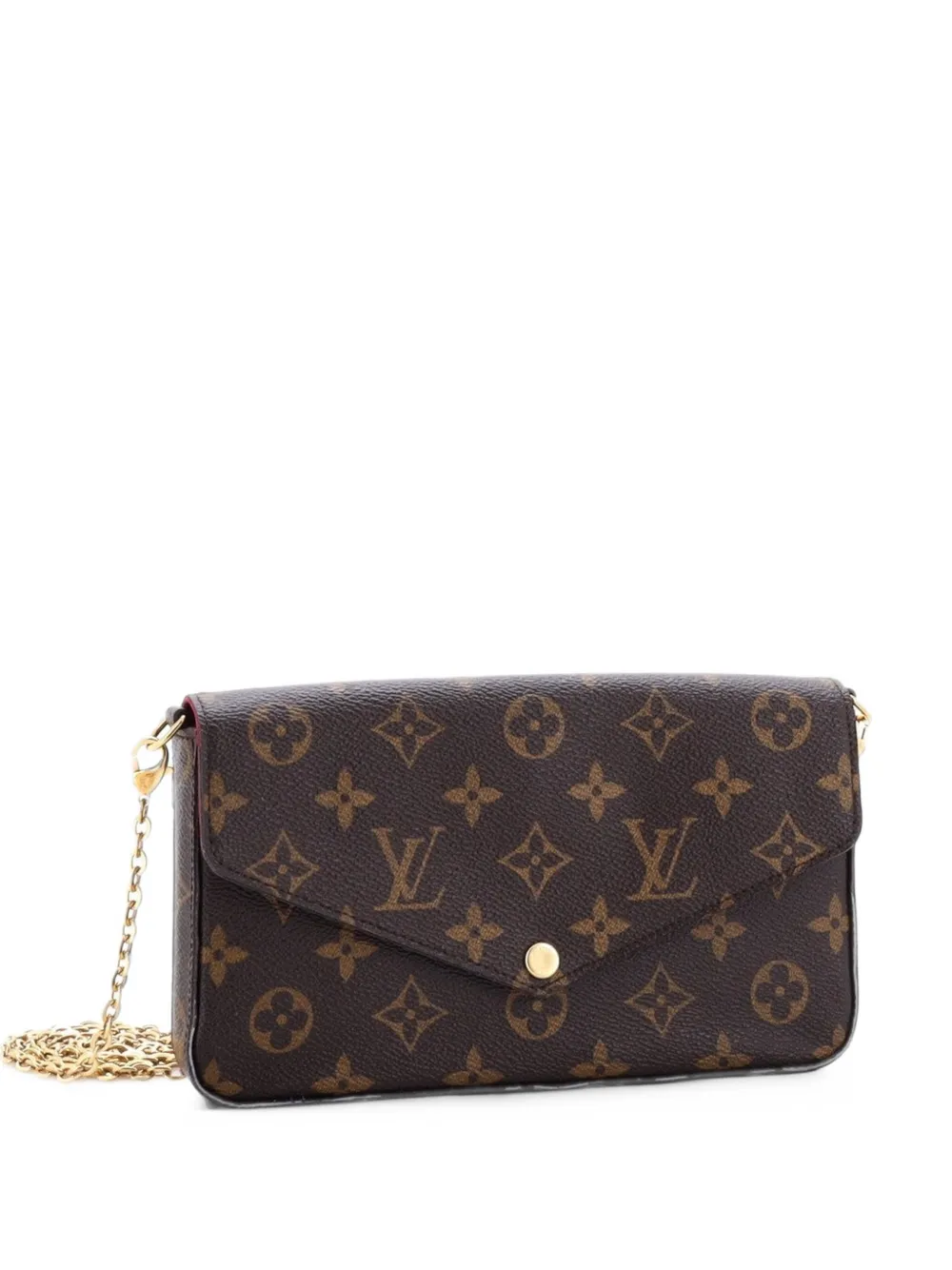 Louis Vuitton Pre-Owned Felicie Pochette Monogram Canvas crossbody bag - Brown