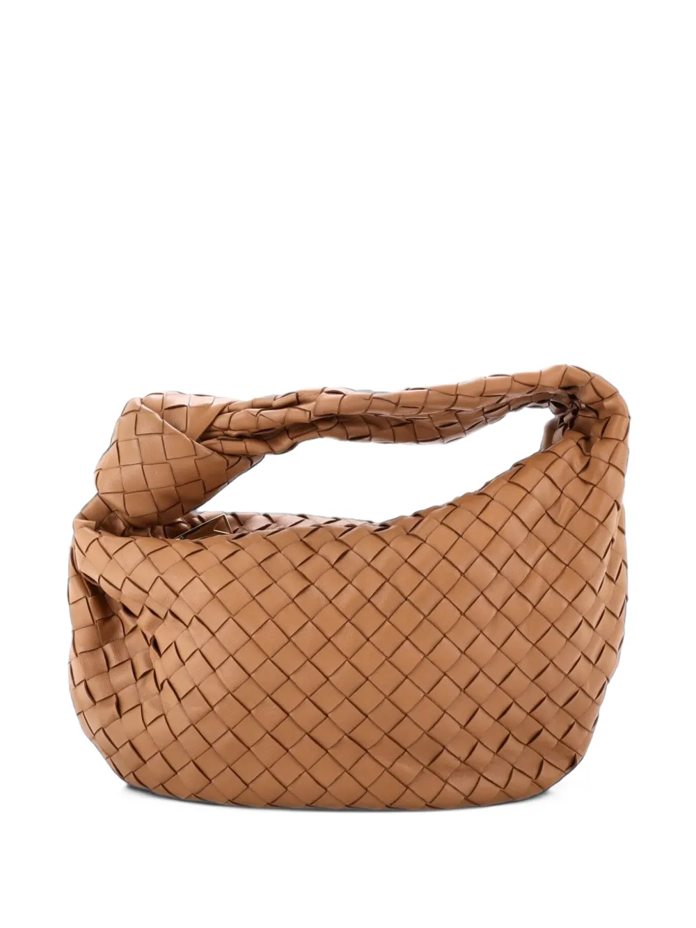 Bottega Veneta Pre-Owned BV Jodie Intrecciato Nappa Teen hobo bag - Braun