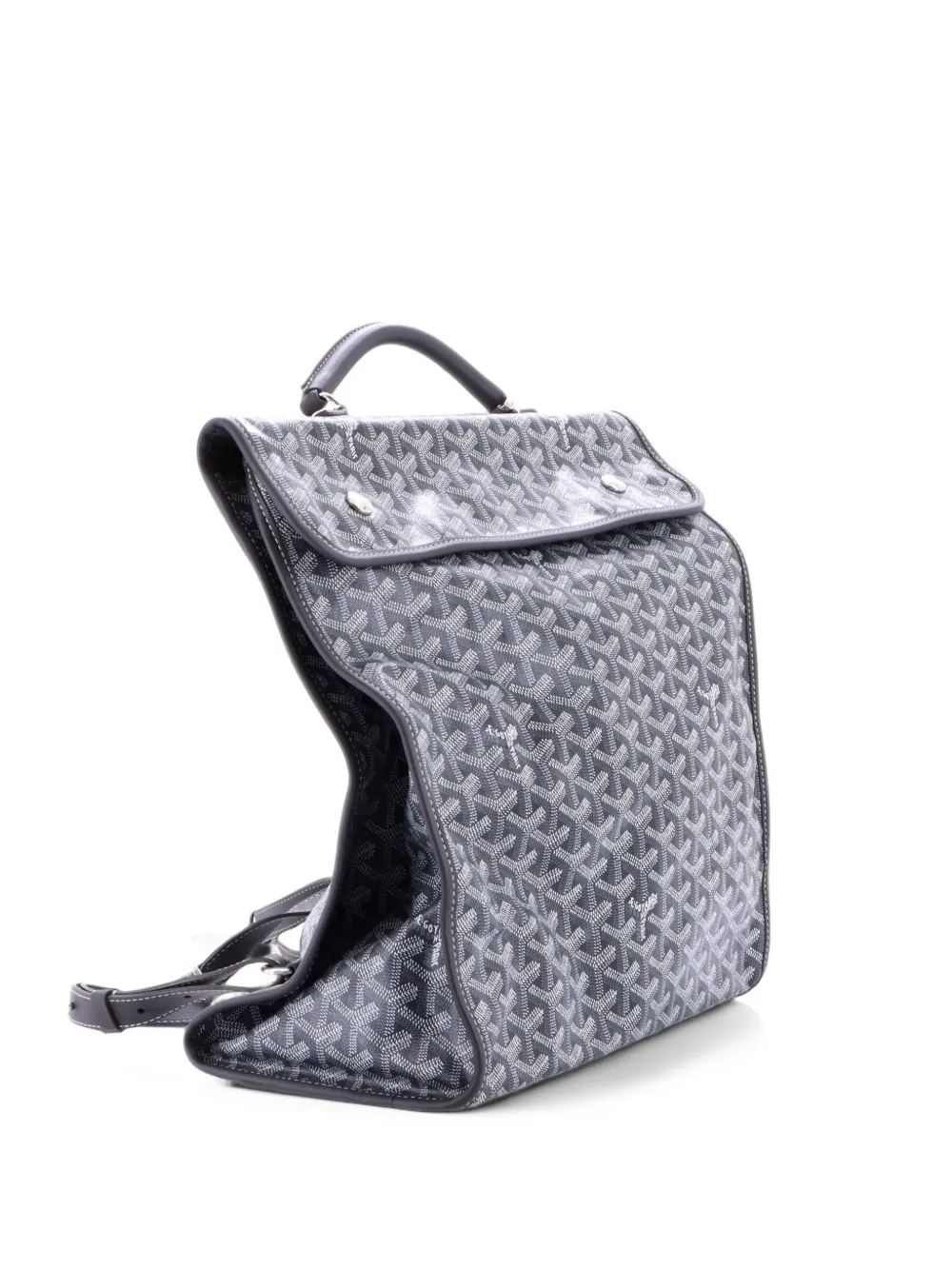 Goyard Pre-Owned Saint Leger Briefcase Coated Canvas backpack in Grey