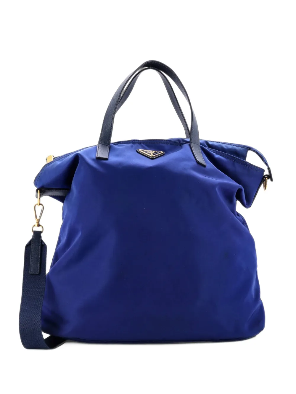 Prada Pre-Owned Convertible Zip Tessuto Medium tote bag - Blu