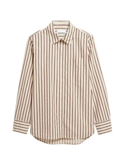 ARMEDANGELS striped loose-fit shirt